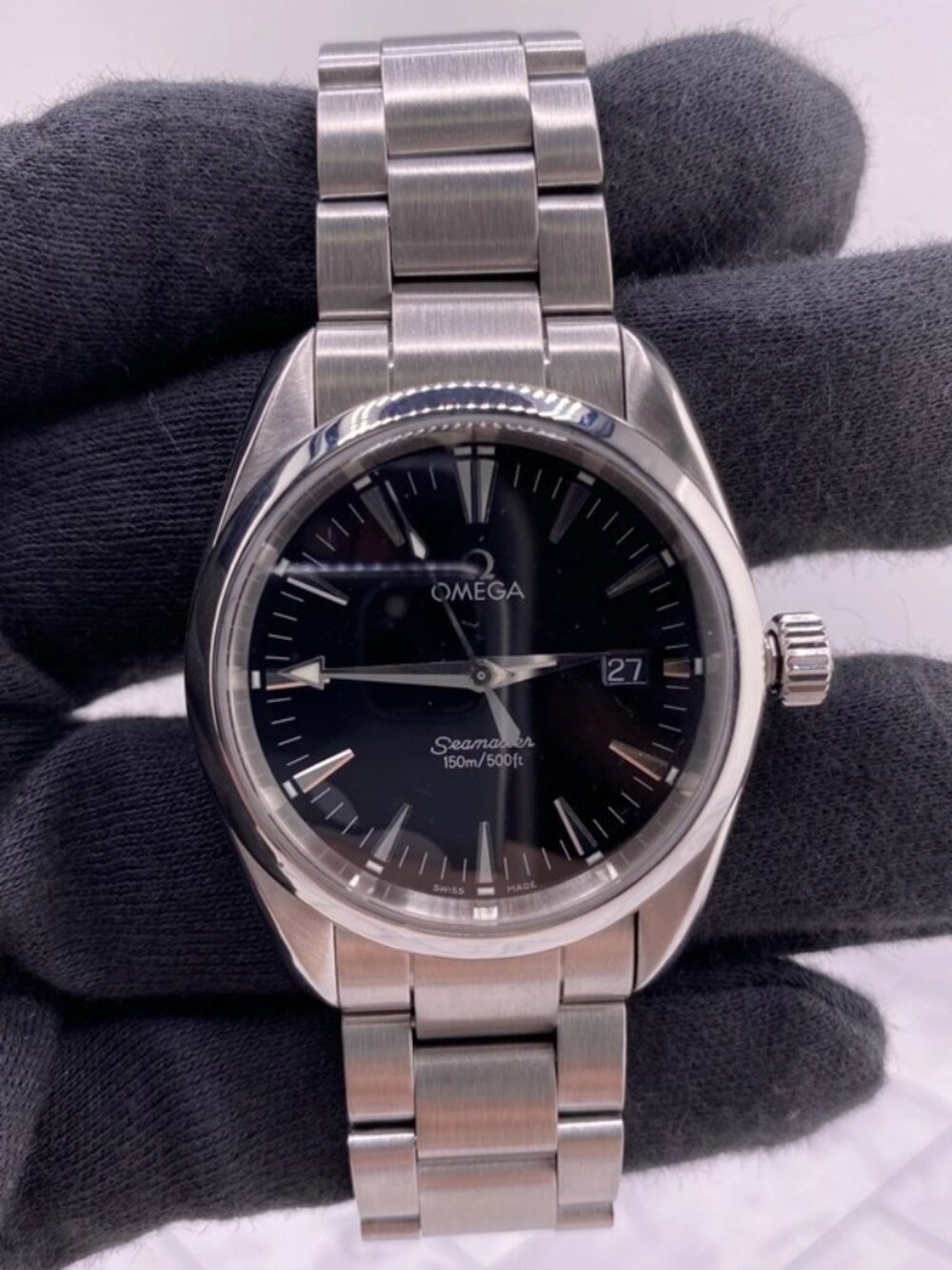 Omega Seamaster Black Dial on Ref 2518.50